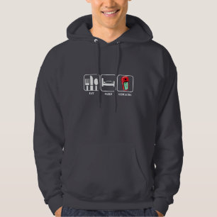 Äta gåvor för skjortan för sömnGeocache Geocaching Hoodie