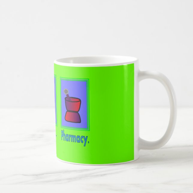Äta gåvor för sömnapotekpharmacisten kaffemugg (Höger)