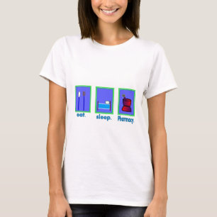 Äta gåvor för sömnapotekpharmacisten t shirt
