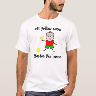 Äta gul snö t-shirt