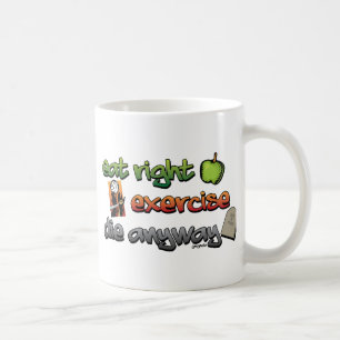 ÄTA HÖGER, ÖVA, dö på något sätt Kaffemugg