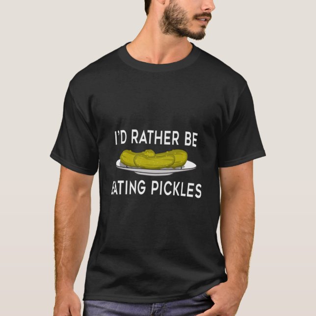 Äta inlagda grönsaker t shirt (Framsida)