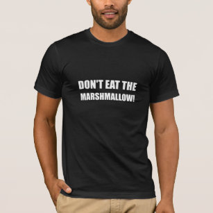 Äta inte marshmallowen testar tee