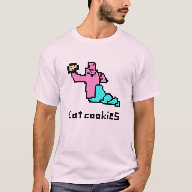 Äta kakor tee shirt (Framsida)