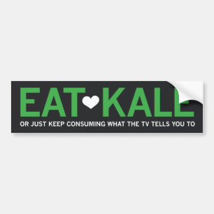 Äta Kale Bildekal