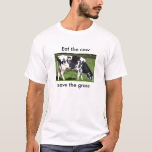 Äta kosparan gräset tee shirt