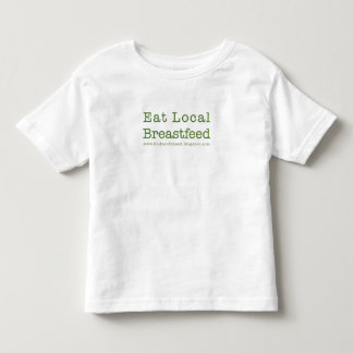 Äta lokalsmåbarn t-shirt