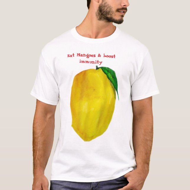 Äta mango stärker immuniteten  t shirt (Framsida)