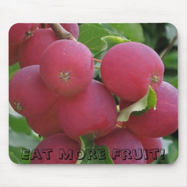 Äta mer frukt! musmatta (Framsidan)