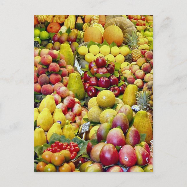 Äta mer frukt vykort (Framsida)