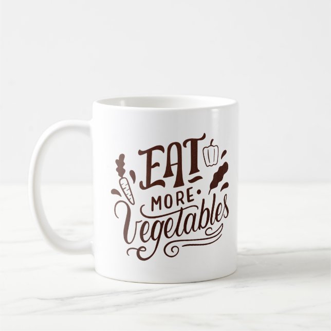 ÄTA MER GRÖNSAKER KAFFEMUGG (Vänster)