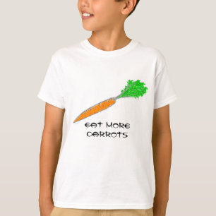 Äta mer morotskjortor tee shirt