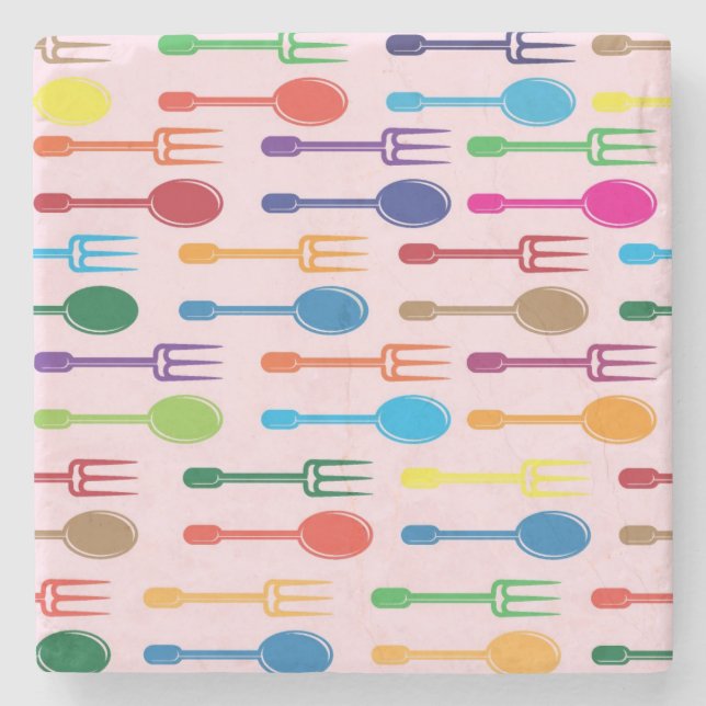 Äta middag struktur stenunderlägg (Framsidan)