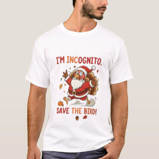 äta mig inte jag är tomte t shirt