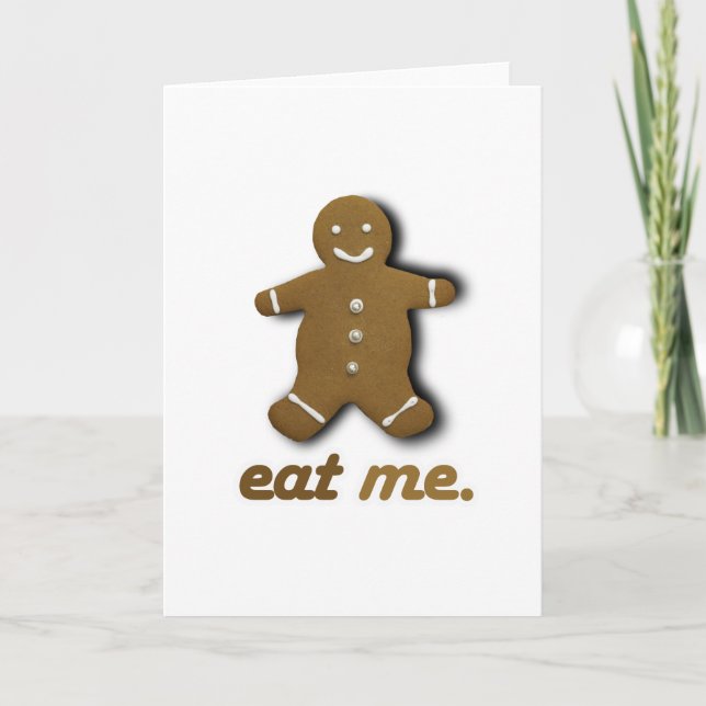 ÄTA MIG PEPPARKAKAN - .PNG KORT (Framsida)
