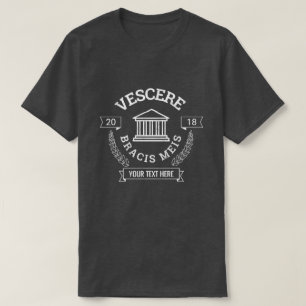 Äta min anpassningsbar för den latinska t shirt