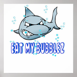 Äta min Bubblez Poster