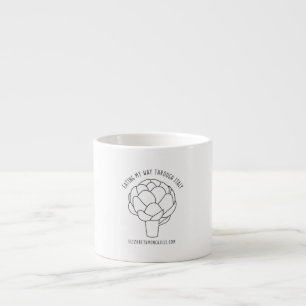 Äta min långt igenom italienespressomugg espressomugg