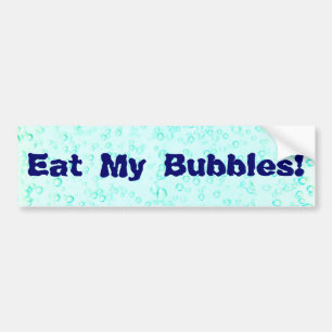 Äta mitt bubblar! bildekal
