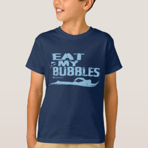 ÄTA MITT BUBBLAR SIMNINGT-TRÖJA T-SHIRT