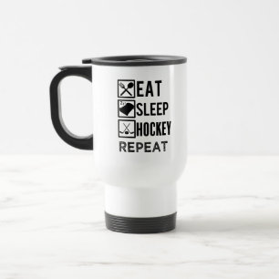 Äta muggen för kaffe för sömnhockeyrepetition resemugg