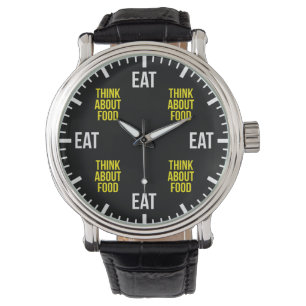 Äta och tänk om mat - rolig novelty armbandsur