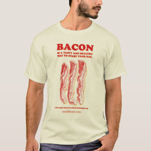 Äta olikt: Äta bacon Tee Shirt