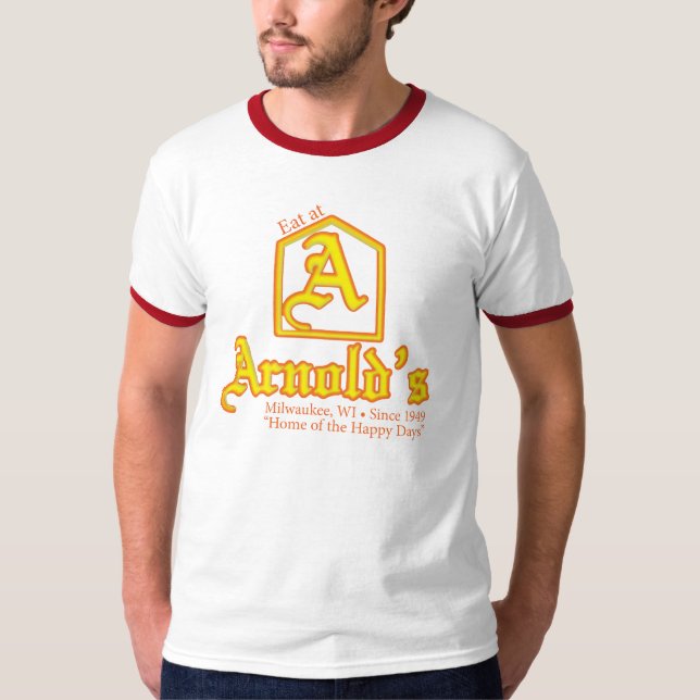 Äta på Arnolds T Shirt (Framsida)