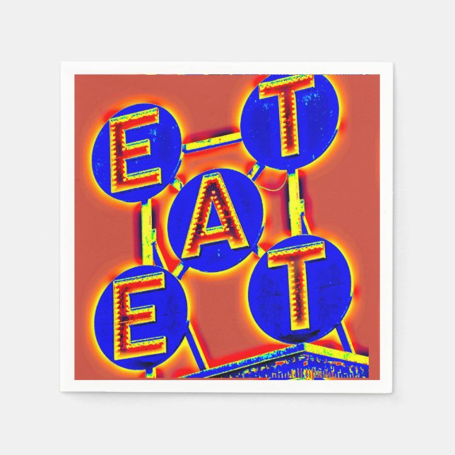 äta pappra blöjor pappersservett (Framsidan)