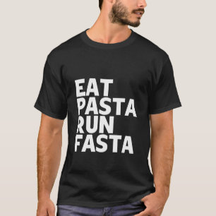 äta pasta springa fasta t shirt