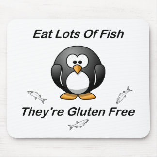 Äta raddor fiskar, dem är fri Gluten Musmatta