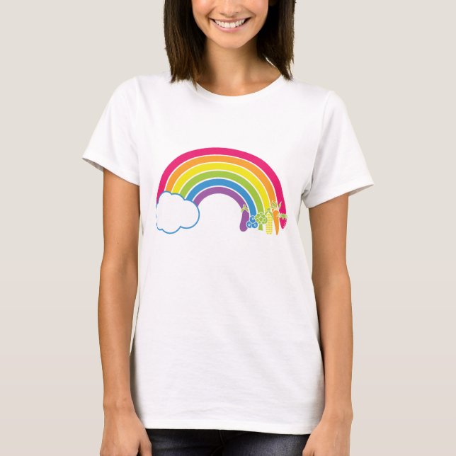 Äta regnbågen! t shirt (Framsida)