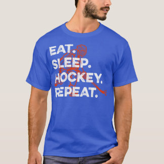 äta repetition av sömnhockey t shirt