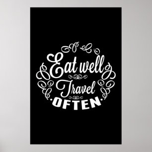 Äta reser väl ofta poster