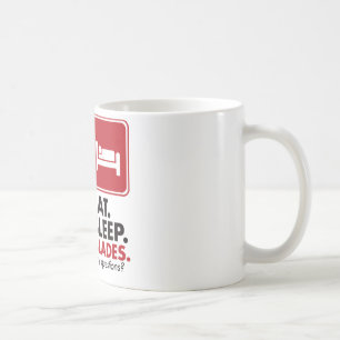 Äta röda sömnblad - kaffemugg