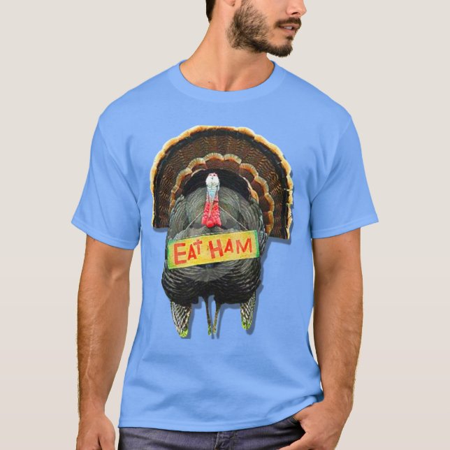 äta skink människor t shirt (Framsida)