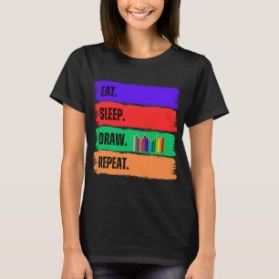 ÄTA. SLEEP. DRA. UPPREPA. T SHIRT
