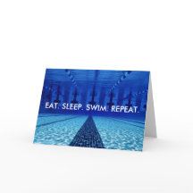 ÄTA. SLEEP. SIMMA. UPPREPA. SWIMMING