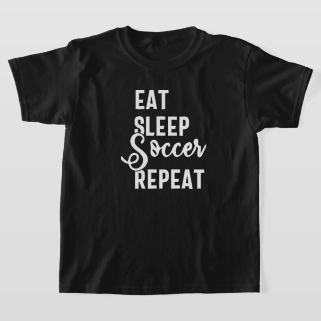 äta soccus-upprepning av sömn t shirt (Laydown)