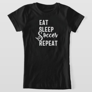äta soccus-upprepning av sömn t shirt