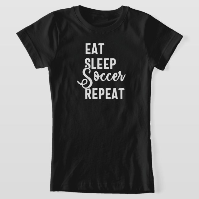 äta soccus-upprepning av sömn t shirt (Laydown)