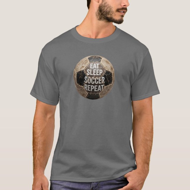 äta soccus-upprepning av sömn t shirt (Framsida)