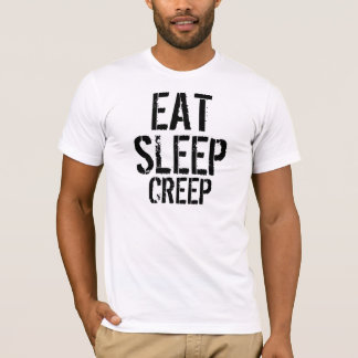 Äta-Sömn-Äckel slank passform Tee Shirt