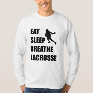 Äta sömn andas Lacrosse T Shirt