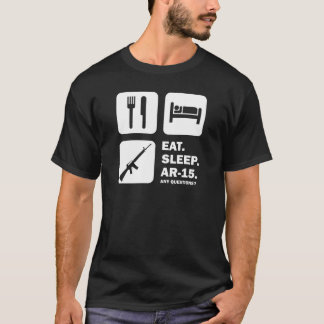 Äta sömn AR-15 Tee