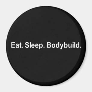 ÄTA SÖMN BODYBUILD T-TRÖJA MAGNET