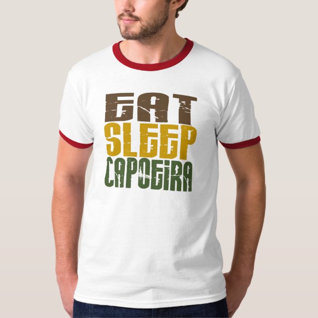 Äta sömn Capoeira 1,1 Tee Shirt (Framsida)