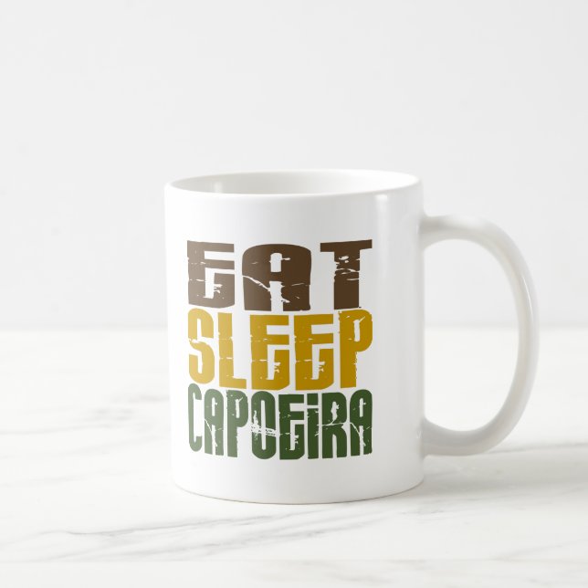 Äta sömn Capoeira 1 Kaffemugg (Höger)