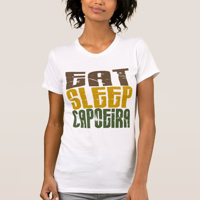 Äta sömn Capoeira 1 Tee (Framsida)