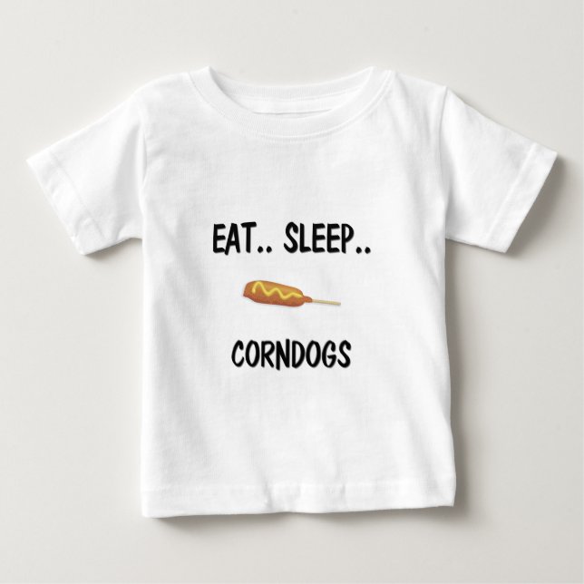 Äta sömn CORNDOGS T Shirt (Framsida)